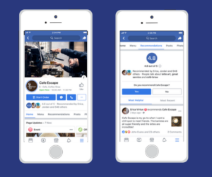 Facebook change l'interface des pages pro sur le mobile